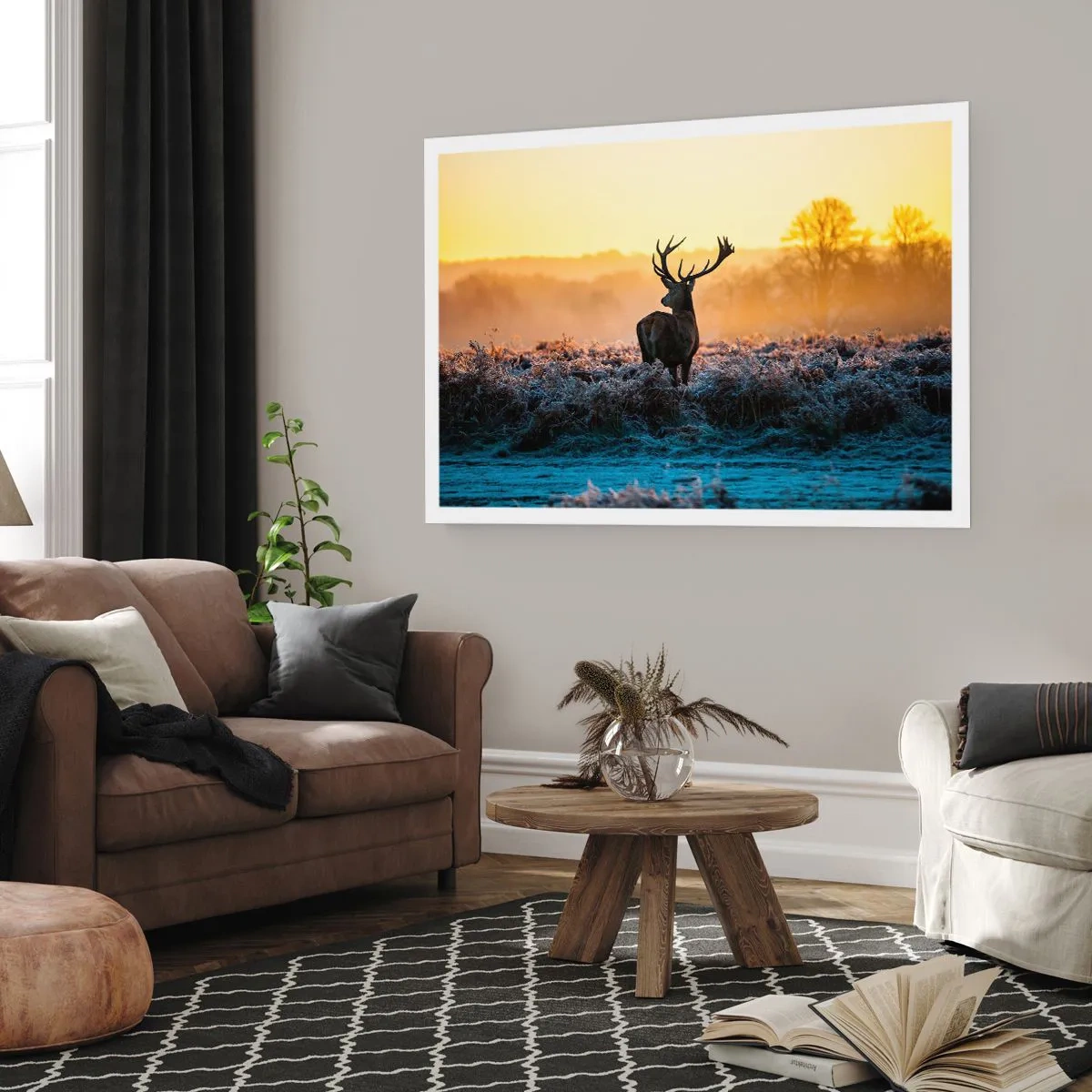 Affisch - Krönt på sin mark - 100x70 cm