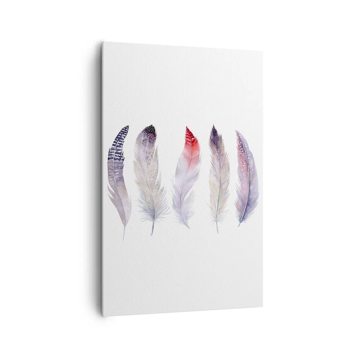 Canvastavla - Bild på duk - Fin som färgrik dimma - 80x120 cm