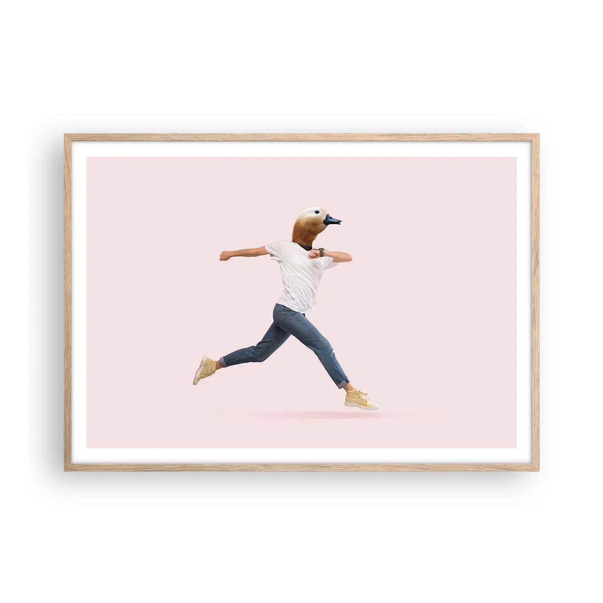 Affisch i ram av ljusek - En nypa absurd - 100x70 cm