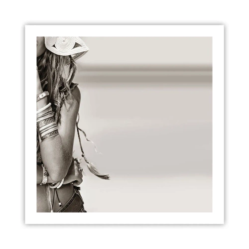 Affisch - Som flickorna brukar - 60x60 cm