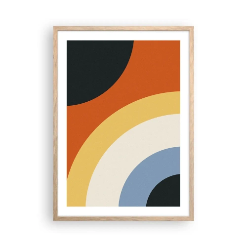 Affisch i ram av ljusek - Mot varandra - 50x70 cm