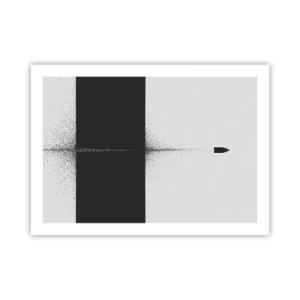 Affisch - Rakt mot målet - 70x50 cm