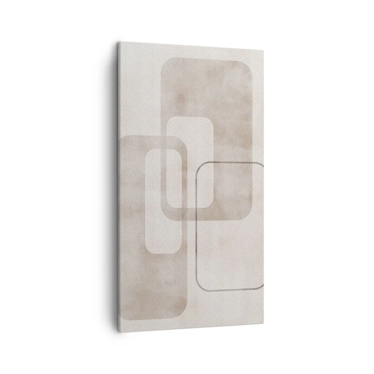 Canvastavla - Bild på duk - Geometrisk fug - 45x80 cm