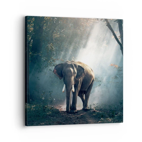 Canvastavla - Bild på duk - Lugn promenad - 30x30 cm