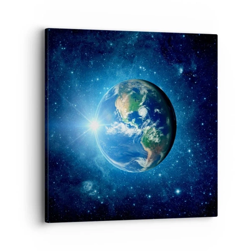 Canvastavla - Bild på duk - Vi är i himlen - 40x40 cm