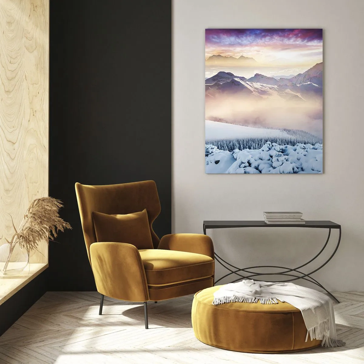 Glastavla - Bild på glas - Naturens styrka och renhet - 80x120 cm