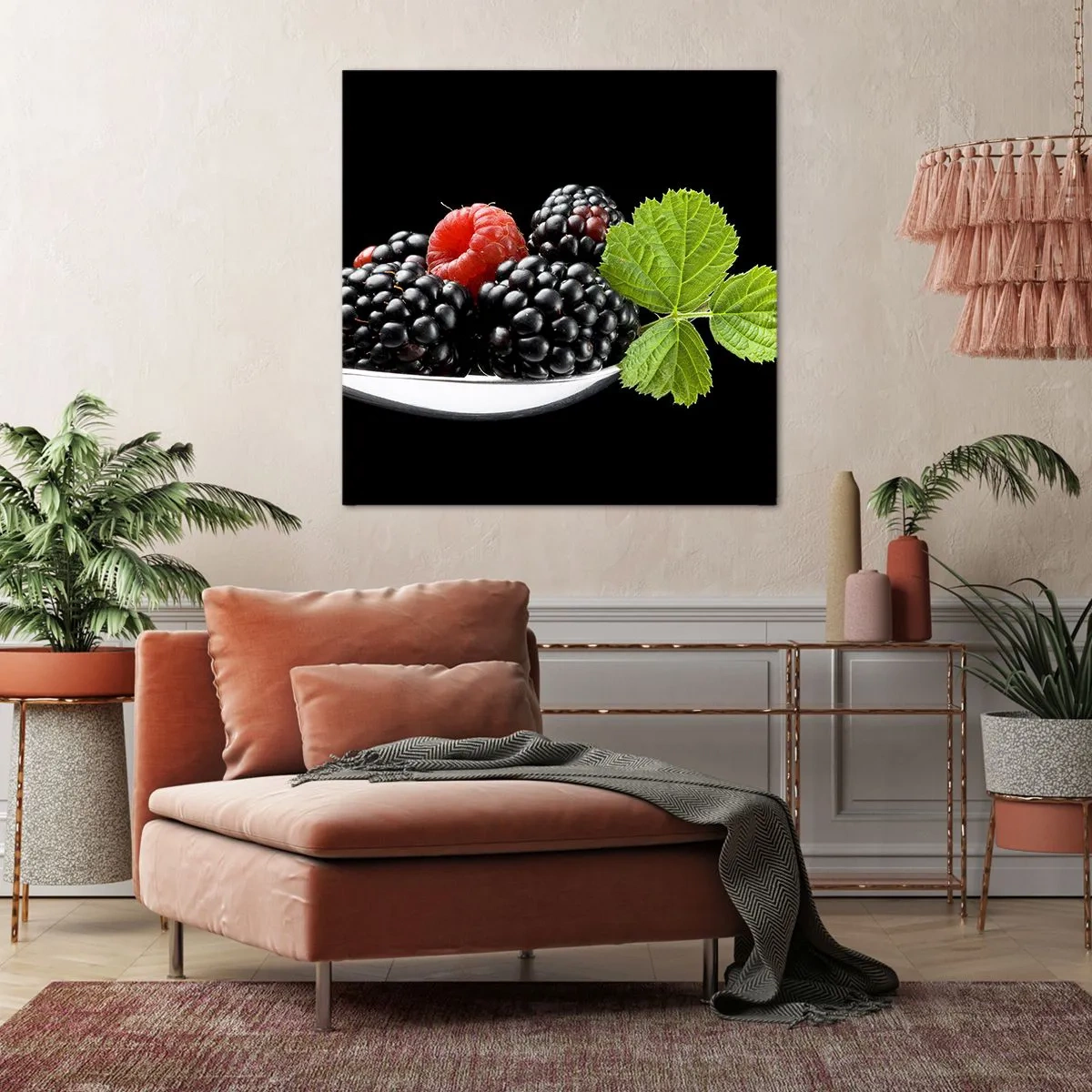 Canvastavla - Bild på duk - Fräschhetens smak - 70x70 cm