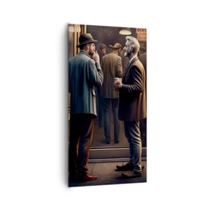 Canvastavla - Bild på duk - En bra stund på dagen - 65x120 cm