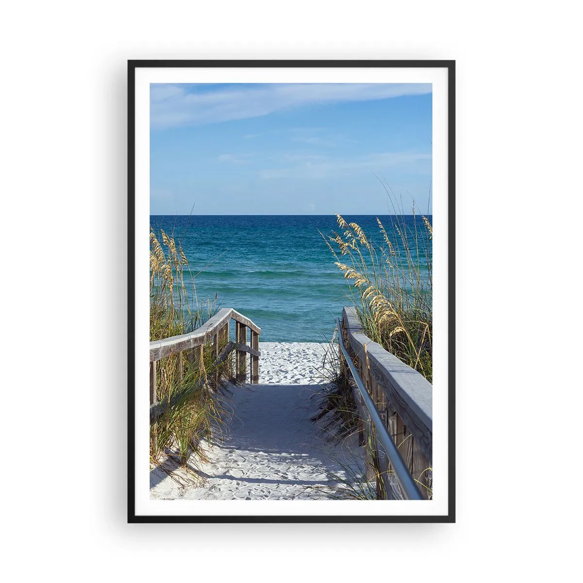 Affisch i svart ram - I solen, i vinden - 70x100 cm