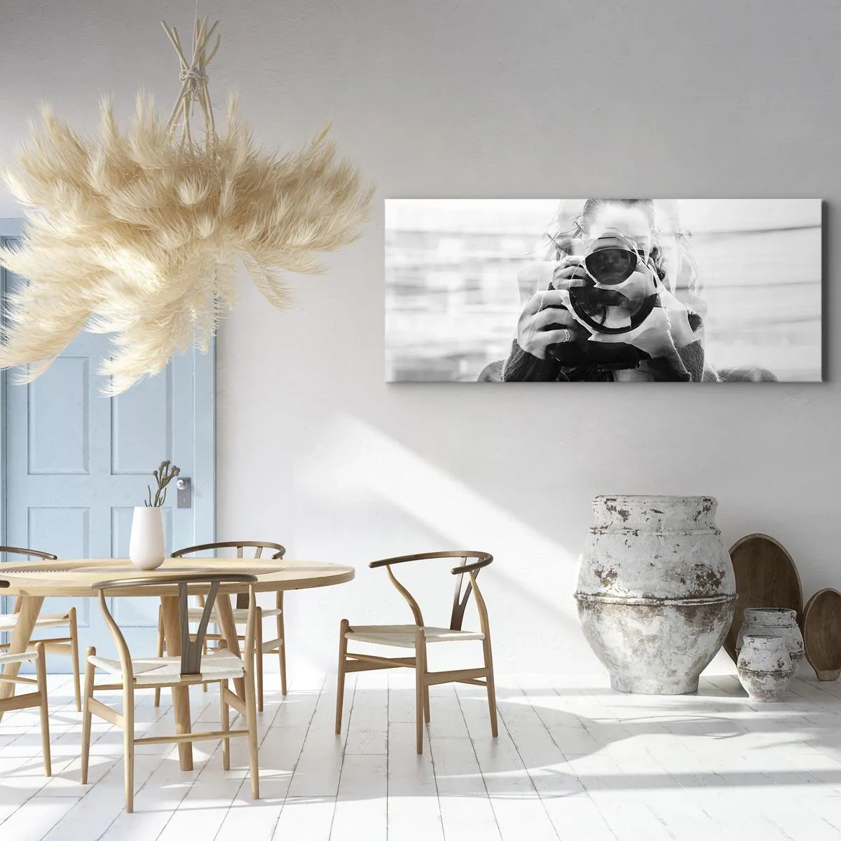 Canvastavla - Bild på duk - Skapare och material - 90x30 cm