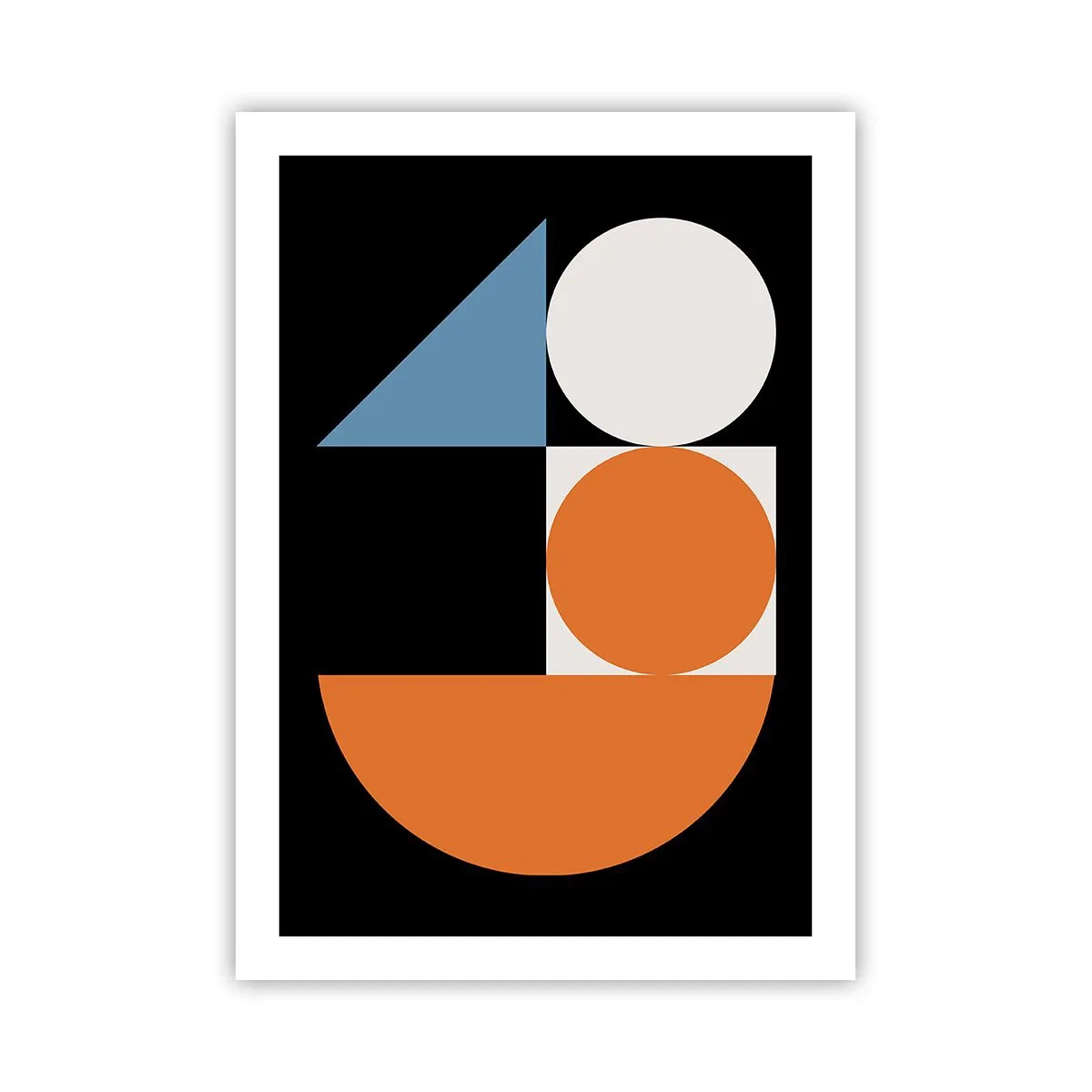 Affisch - Geometriska figurer - 50x70 cm