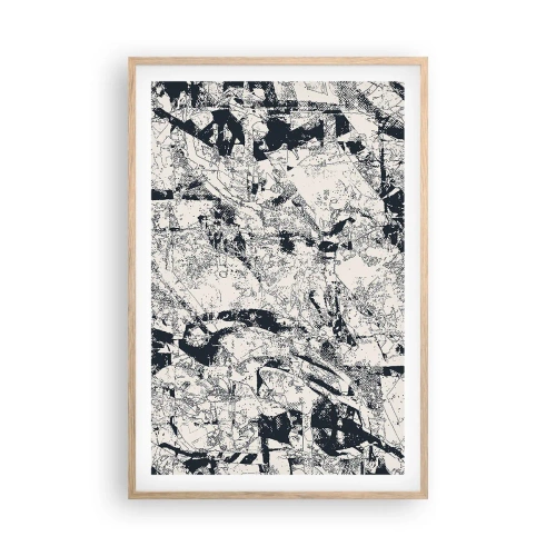 Affisch i ram av ljusek - Motsatsernas interpenetration - 61x91 cm