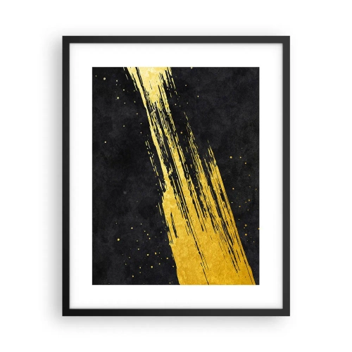 Affisch i svart ram - Hoppa in i hyperrymden - 40x50 cm