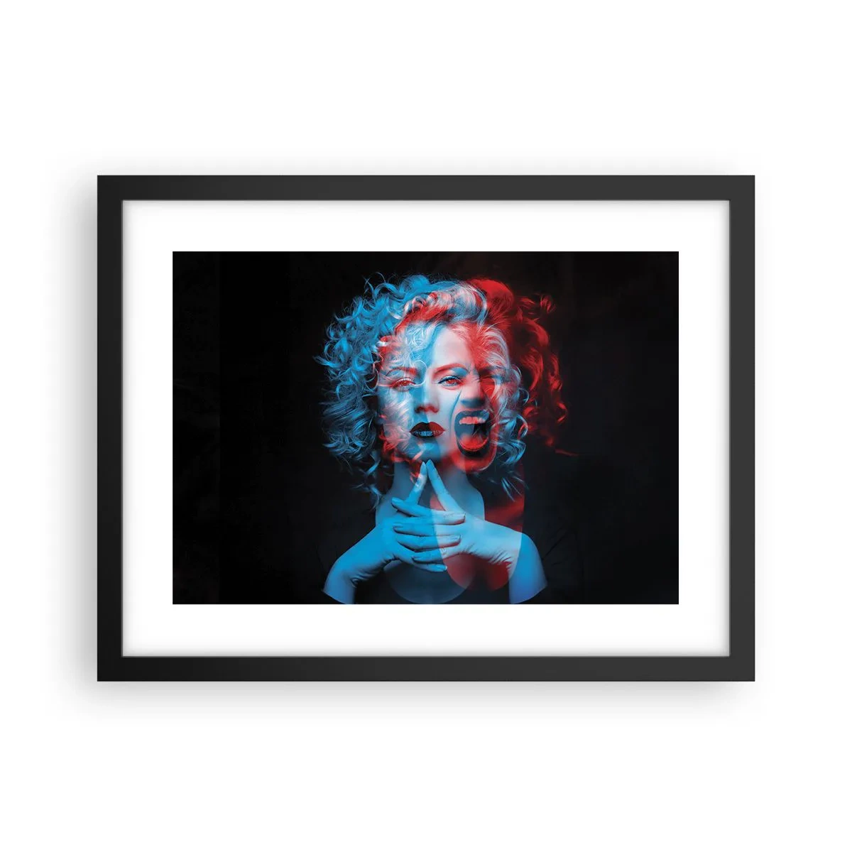 Affisch i svart ram - Alter ego - 40x30 cm