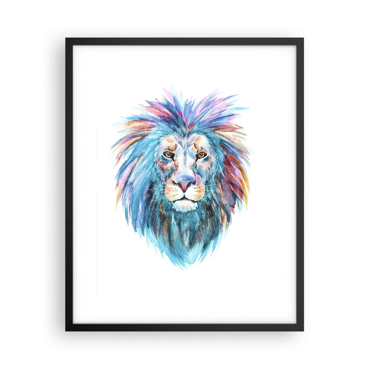 Affisch i svart ram - Elektrifierande aura - 40x50 cm