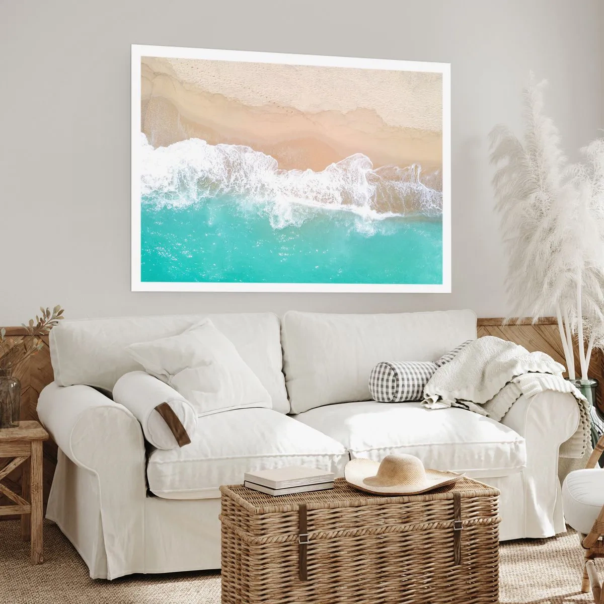 Affisch - Smekande beröring - 100x70 cm