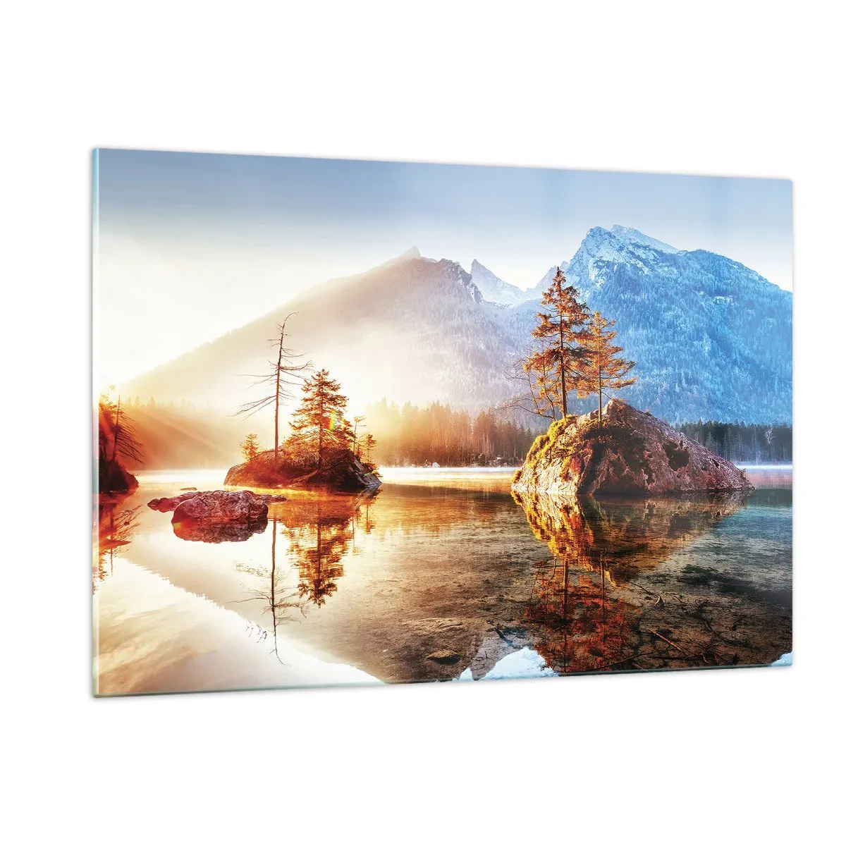 Glastavla - Bild på glas - Naturen i ett nytt ljus - 120x80 cm