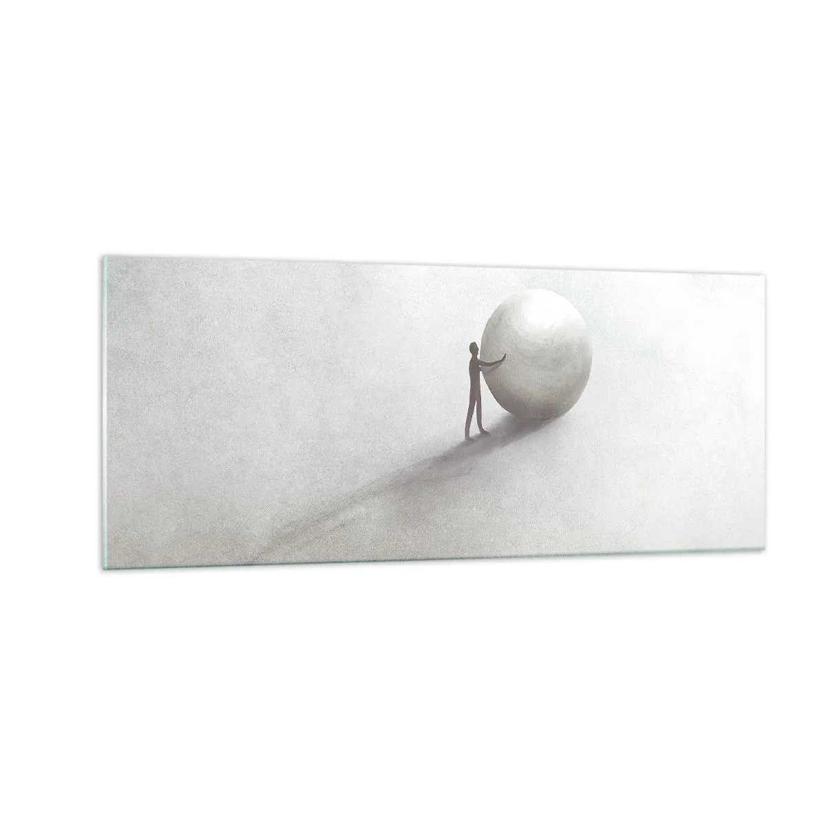 Glastavla - Bild på glas - Livets spel - 100x40 cm