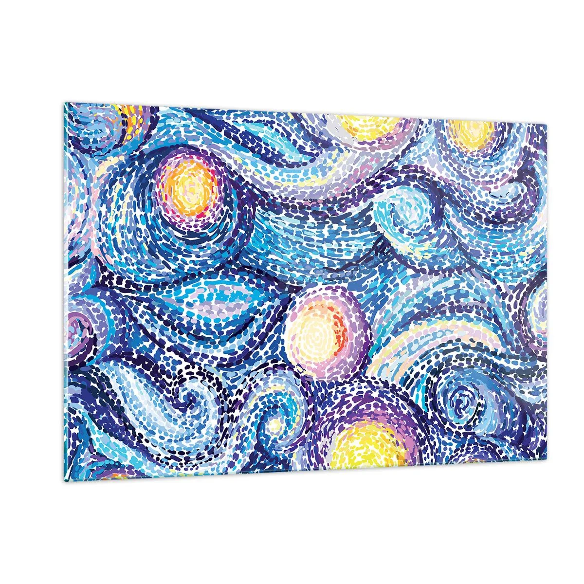 Glastavla - Bild på glas - Från van Goghs tavla - 120x80 cm