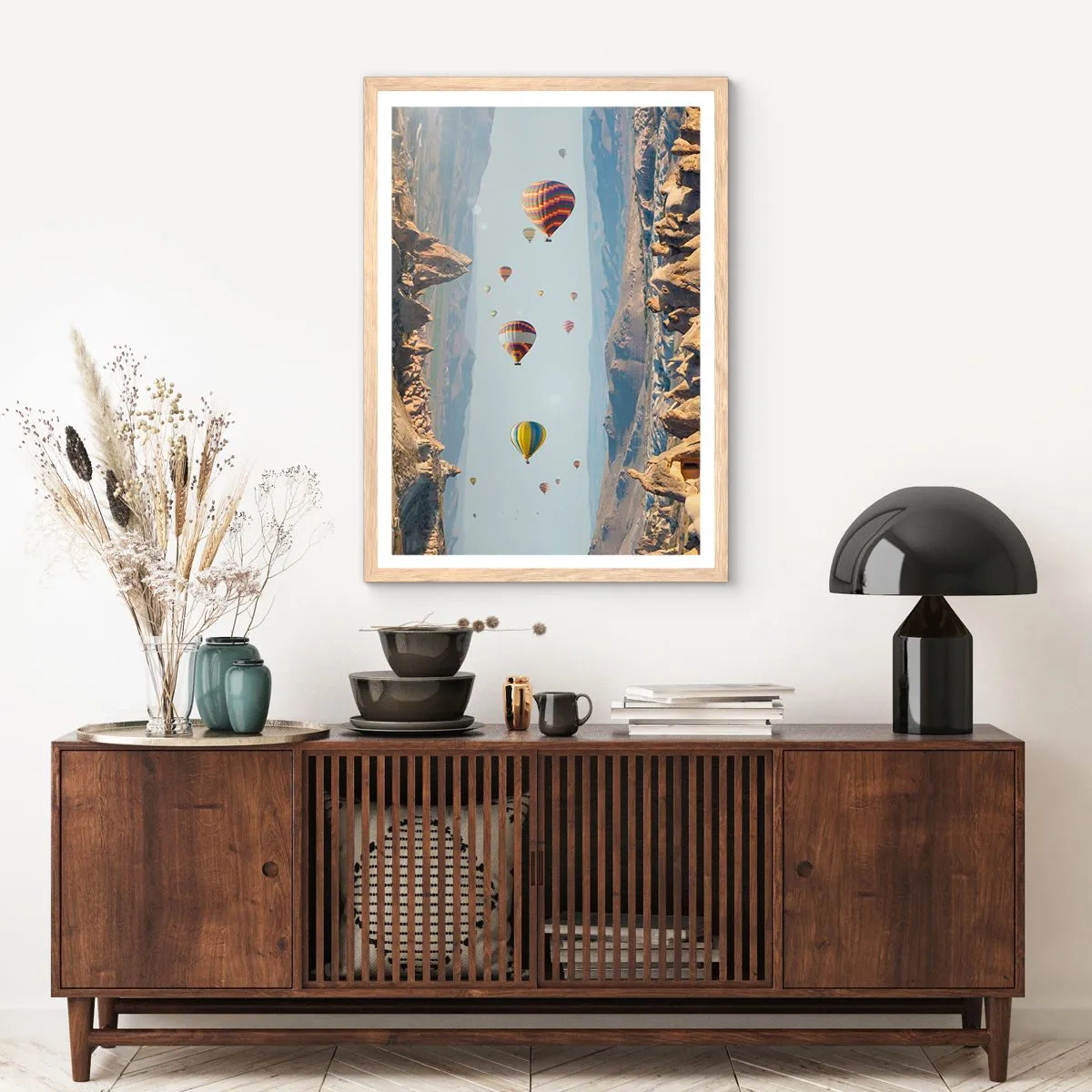 Affisch i ram av ljusek - Här är allt möjligt - 61x91 cm