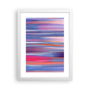 Affisch i vit ram - Uppstigning i regnbåge - 30x40 cm