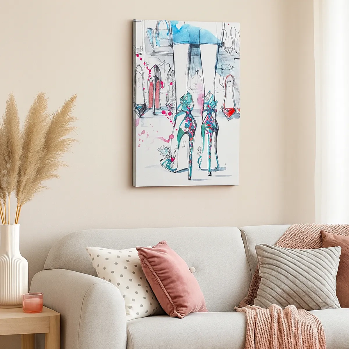 Canvastavla - Bild på duk - Sesam, öppna dig - 50x70 cm