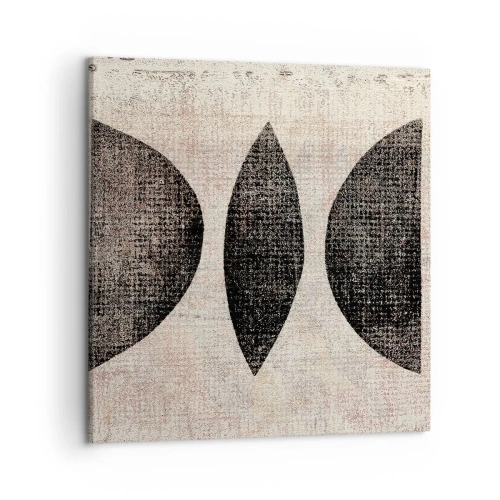 Canvastavla - Bild på duk - Etnisk abstraktion - 50x50 cm