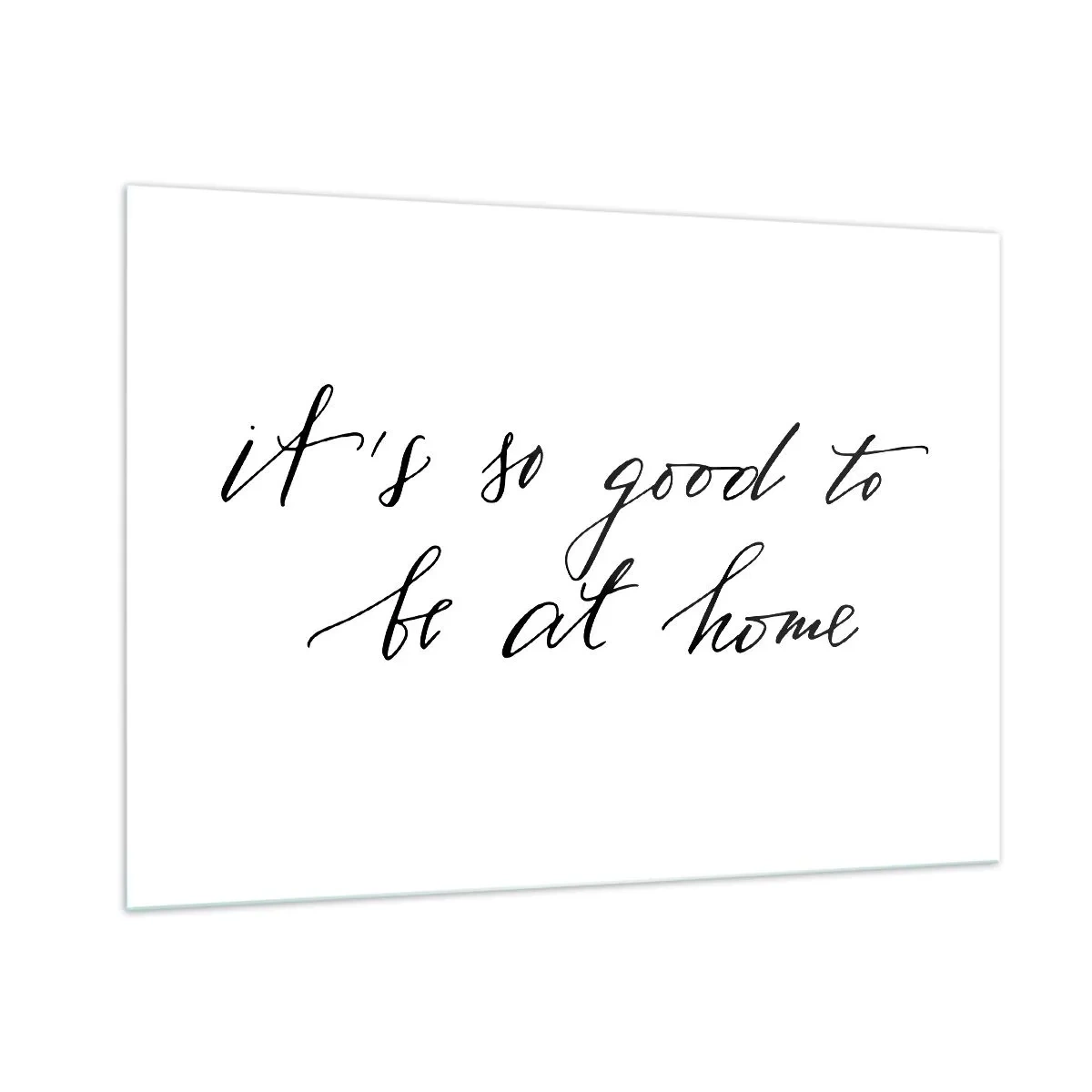 Glastavla - Bild på glas - Hela sanningen - 100x70 cm