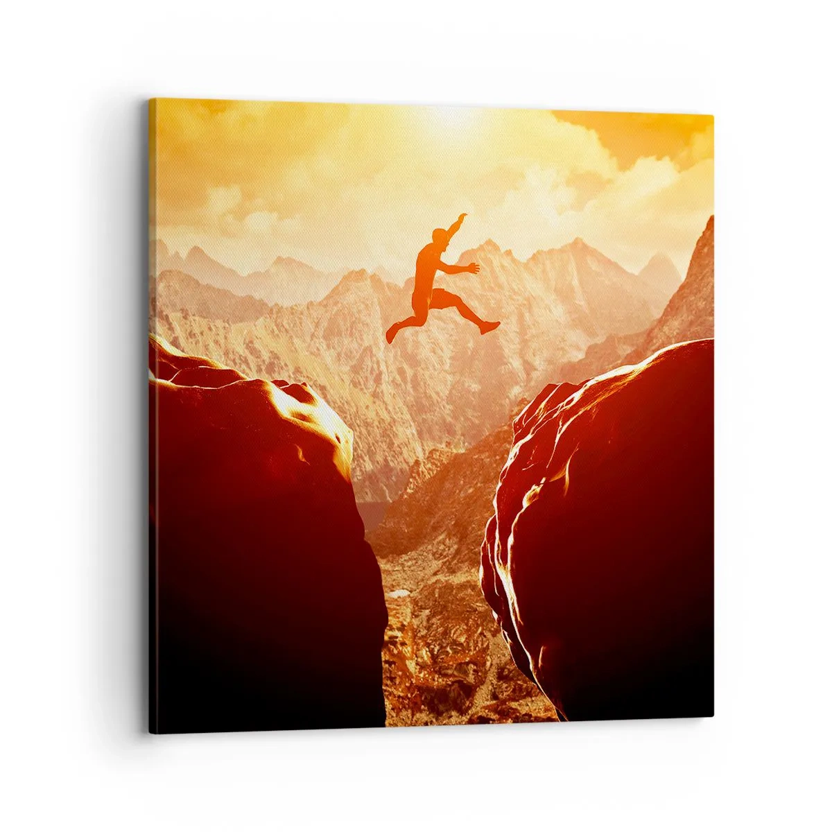 Canvastavla - Bild på duk - Passera gränser - 70x70 cm