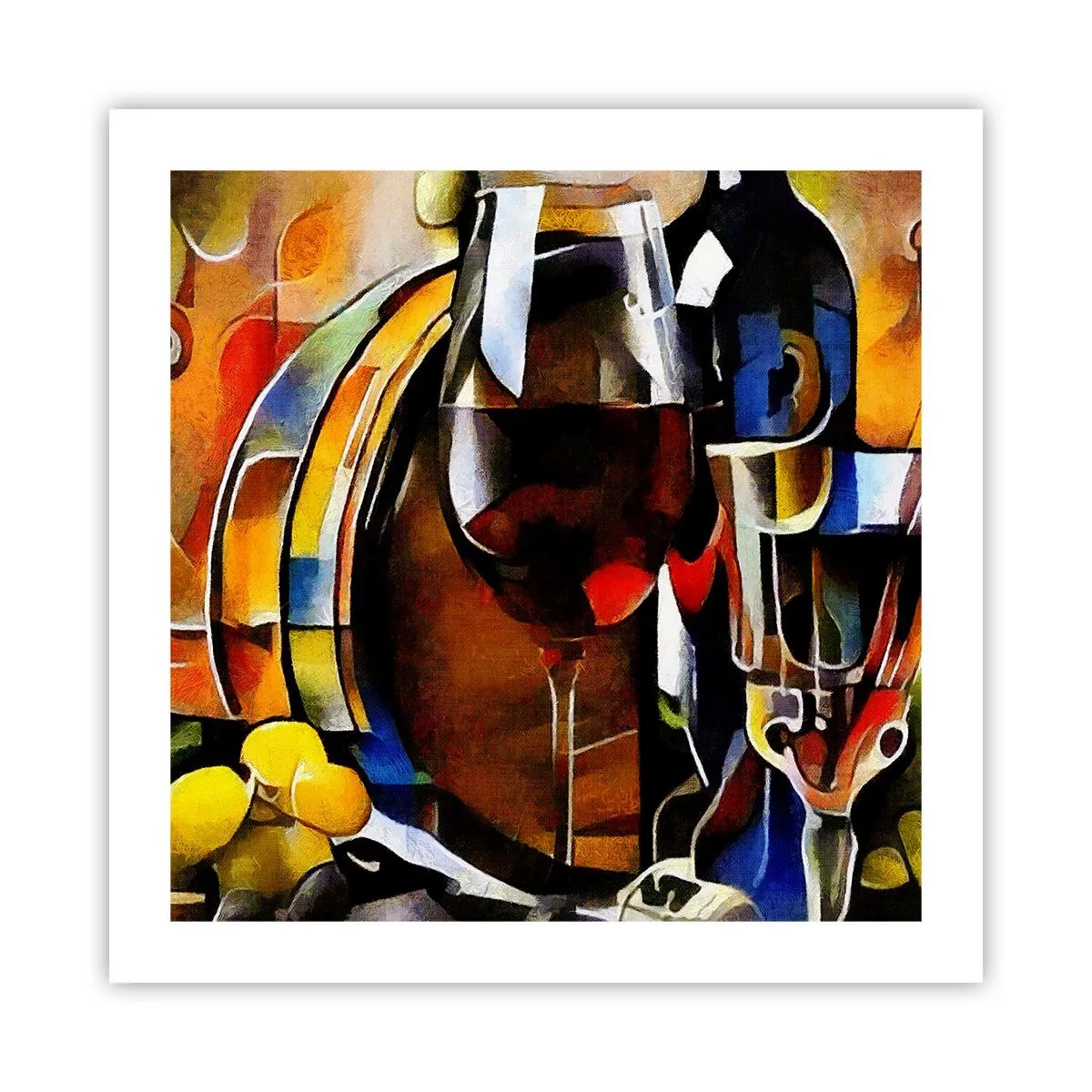 Affisch - Så blir världen färgglad - 50x50 cm