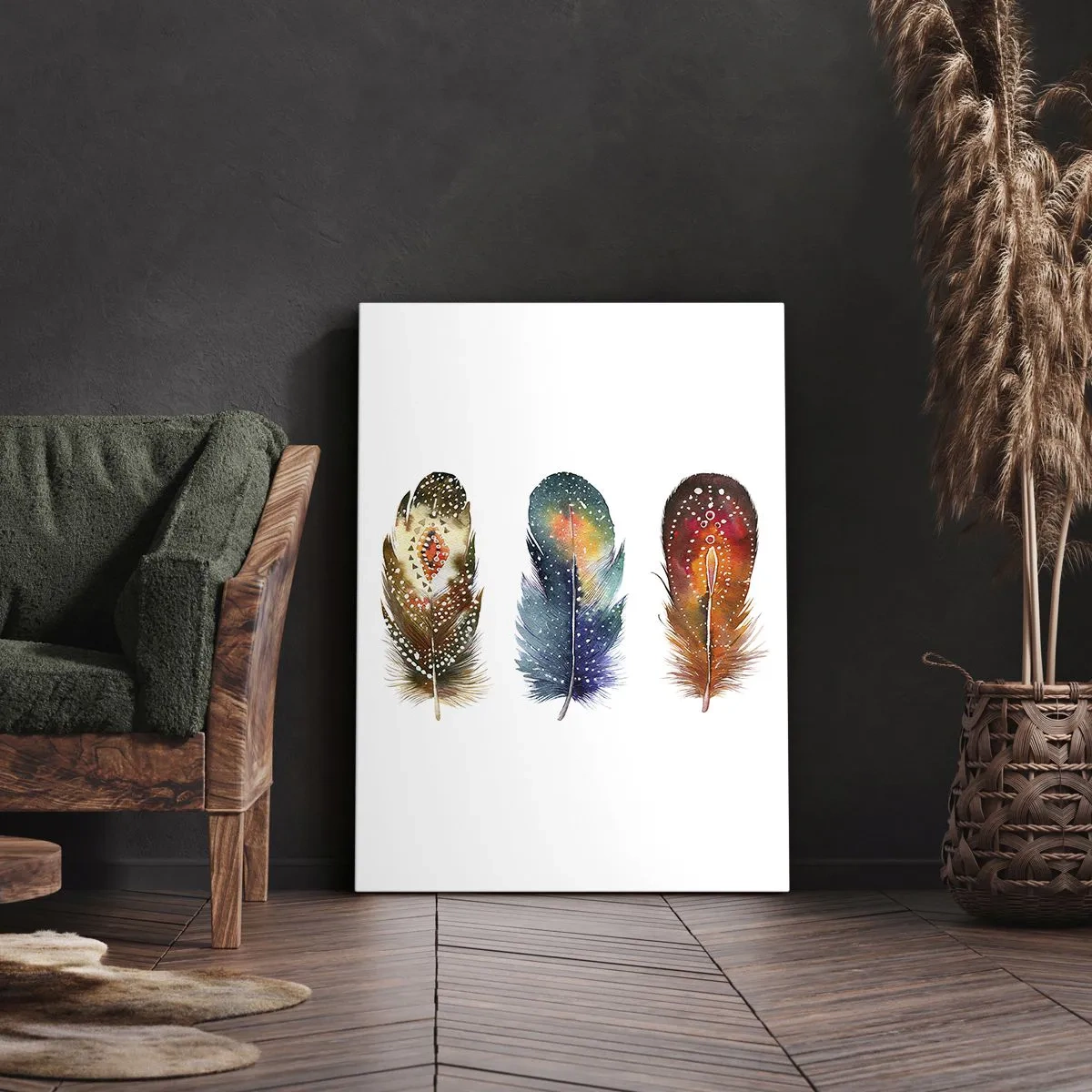 Canvastavla - Bild på duk - Ritualer, seder, hemligheter - 65x120 cm