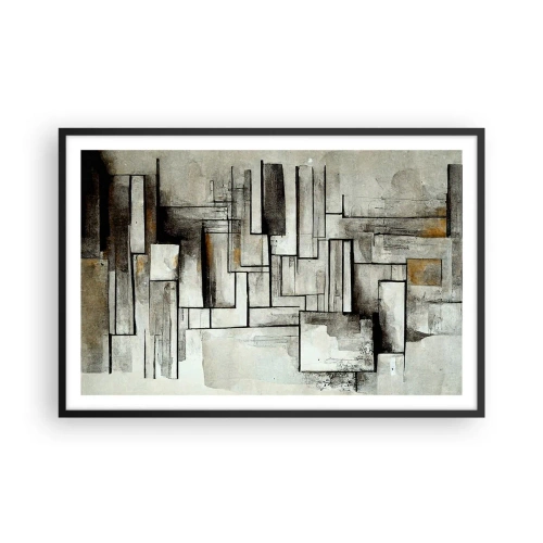 Affisch i svart ram - Kraften i enkelhet - 91x61 cm