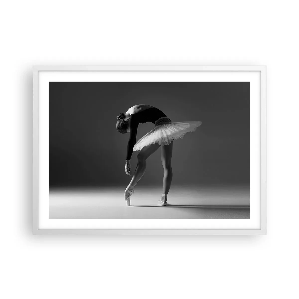 Affisch i vit ram - Bella ballerina - 70x50 cm