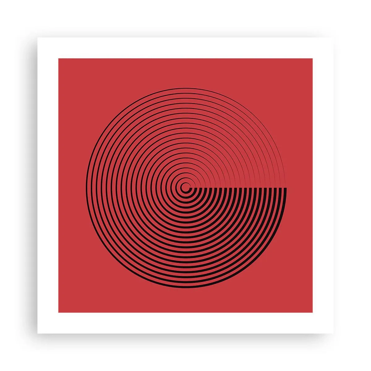 Affisch - Cirkulär rörelse - 50x50 cm