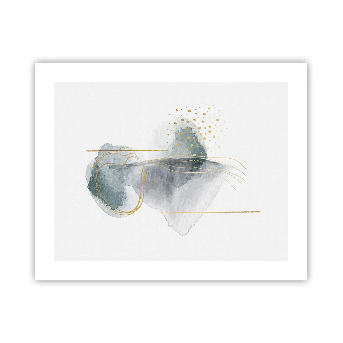 Affisch - Om gråhetens och guldets förhållanden - 50x40 cm