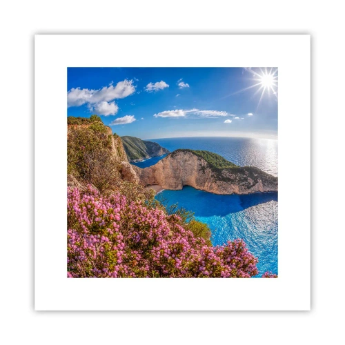 Affisch - Min stora grekiska semester - 30x30 cm