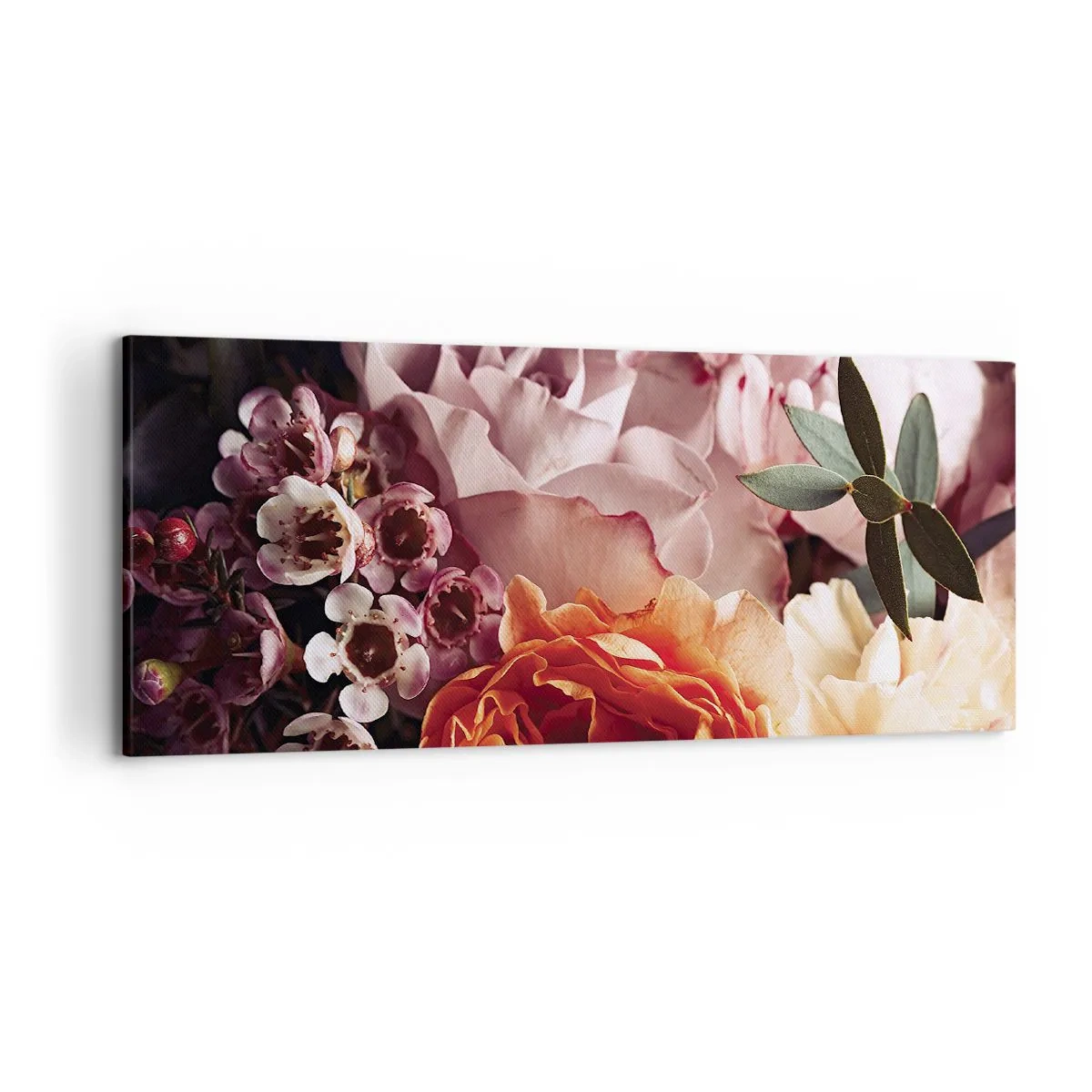 Canvastavla - Bild på duk - Omgärdade av skönhet - 120x50 cm