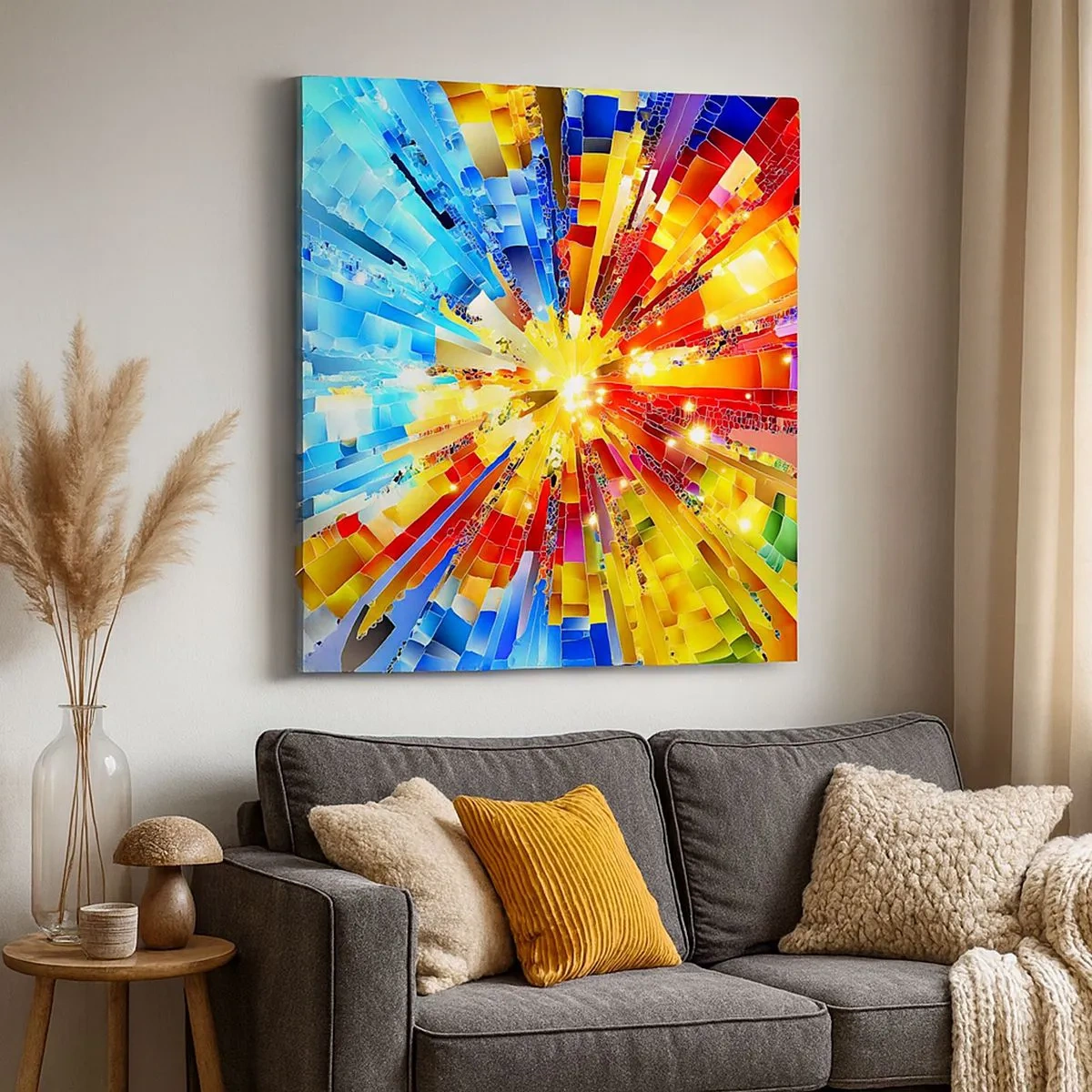 Canvastavla - Bild på duk - In medias res - 30x30 cm