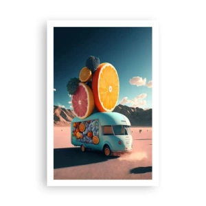 Affisch - En smak av semester - 61x91 cm