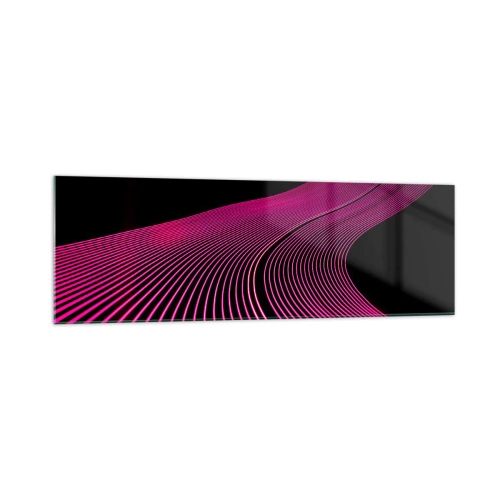 Glastavla - Bild på glas - Ljusets allé - 160x50 cm