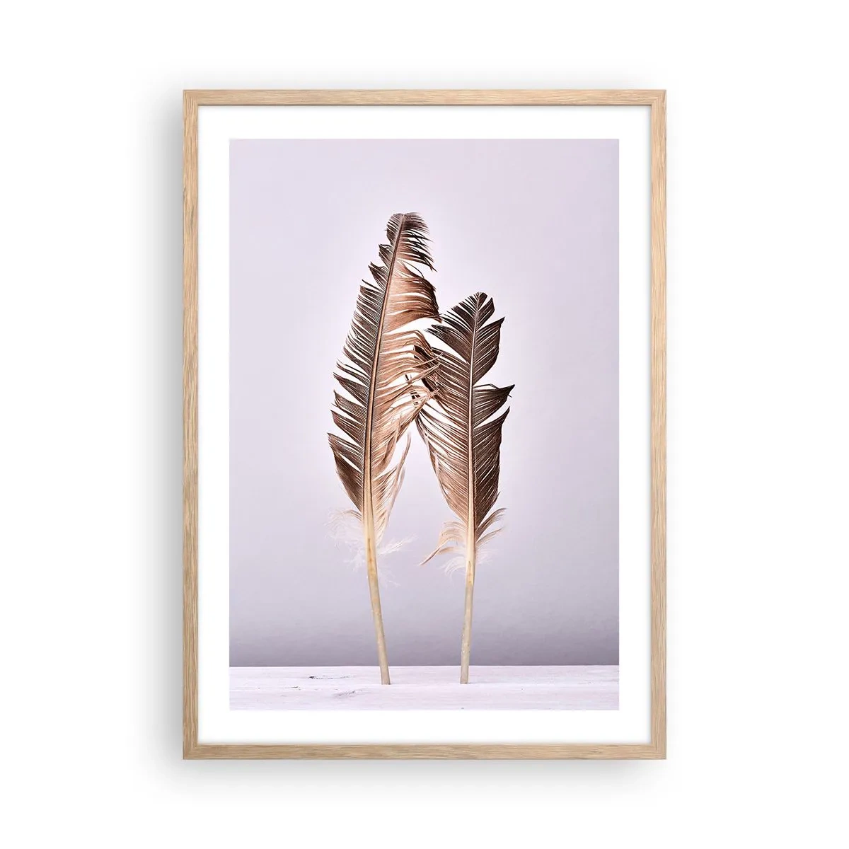 Affisch i ram av ljusek - Mot intet - 50x70 cm