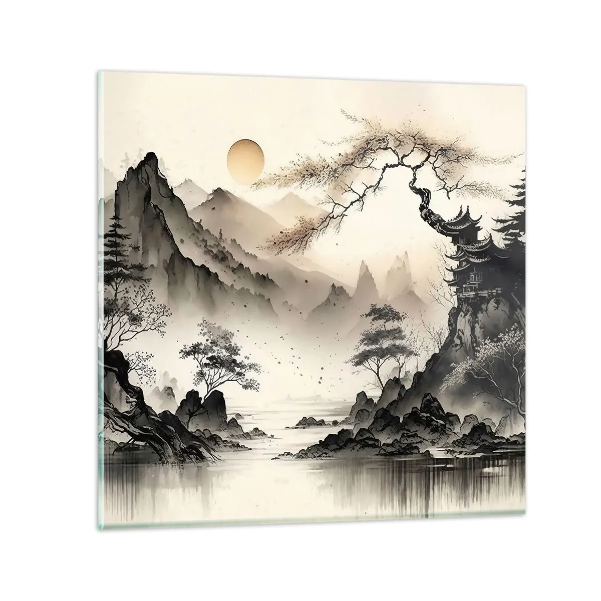 Glastavla - Bild på glas - Orientens unika charm - 50x50 cm