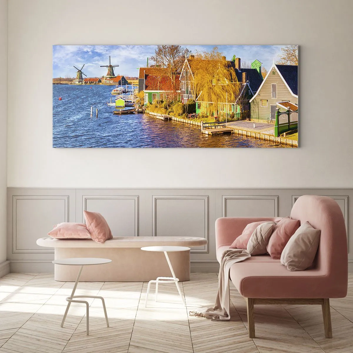 Glastavla - Bild på glas - Ingen ändring sedan århundraden - 140x50 cm