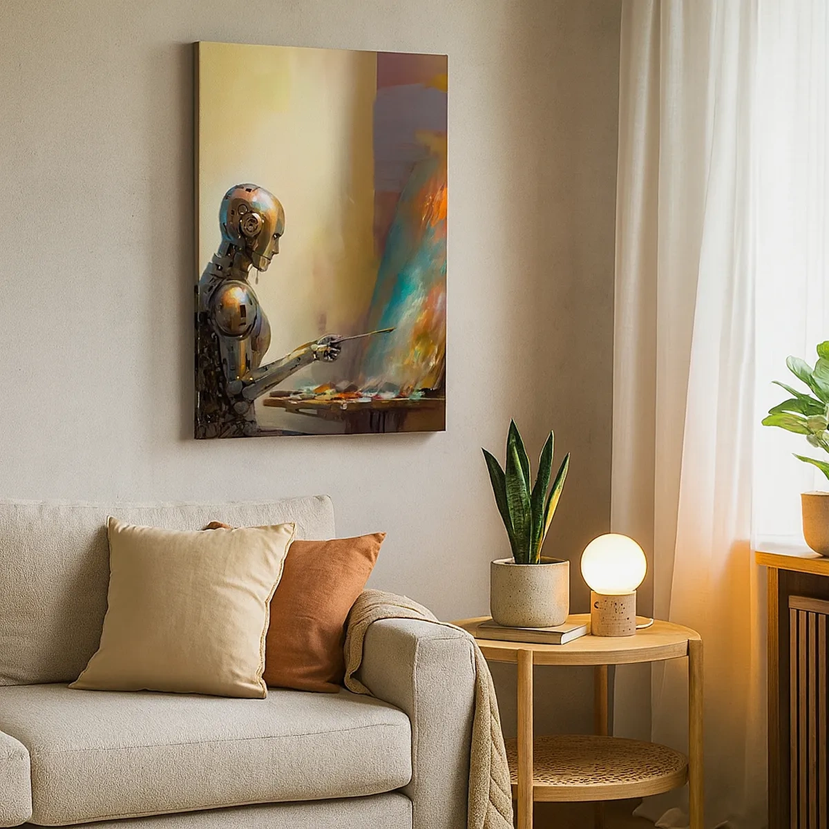 Canvastavla - Bild på duk - Framtidens konst - 50x70 cm