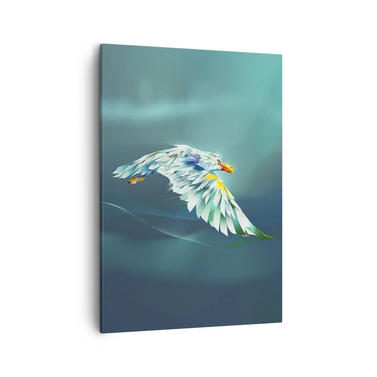 Canvastavla - Bild på duk - Flyg som en örn - 50x70 cm