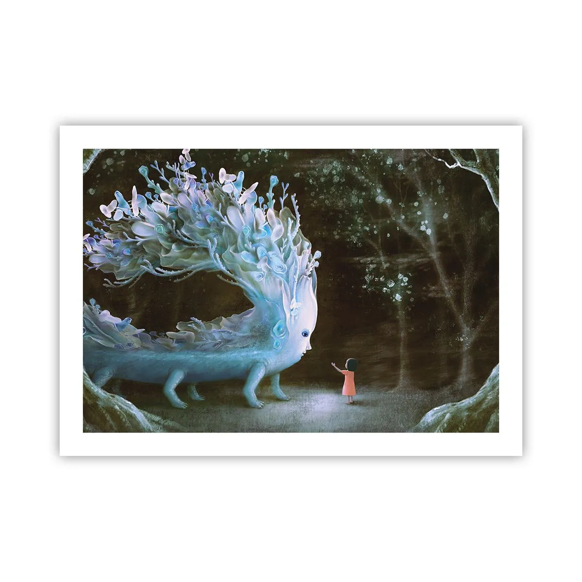 Affisch - Fantastiskt möte - 70x50 cm