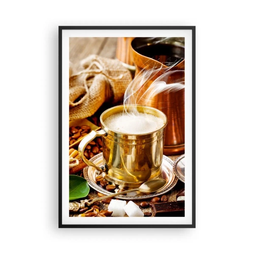 Affisch i svart ram - Ha en trevlig dag! - 61x91 cm