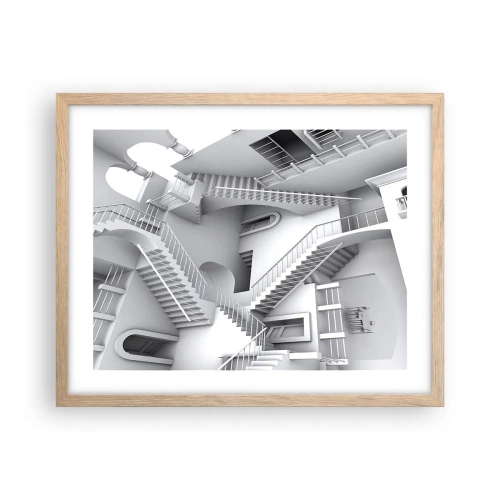 Affisch i ram av ljusek - Rummets paradoxer - 50x40 cm