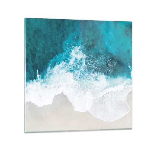 Glastavla - Bild på glas - Naturlig smekning - 70x70 cm