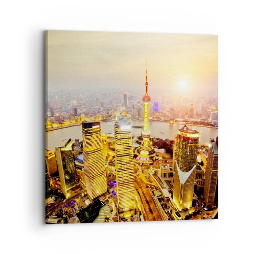 Canvastavla - Bild på duk - Asiatisk dröm - 70x70 cm